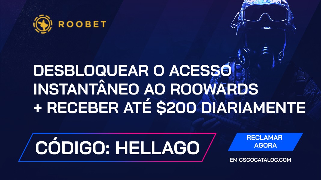 Códigos promocionais Roobet em 2024: Use “HELLAGO” e ganhe até $200 diariamente