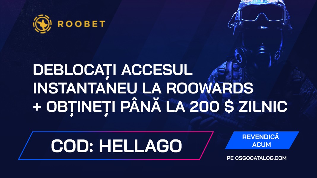 Codurile promoționale Roobet în 2024: Folosiți “HELLAGO” și obțineți până la $200 zilnic