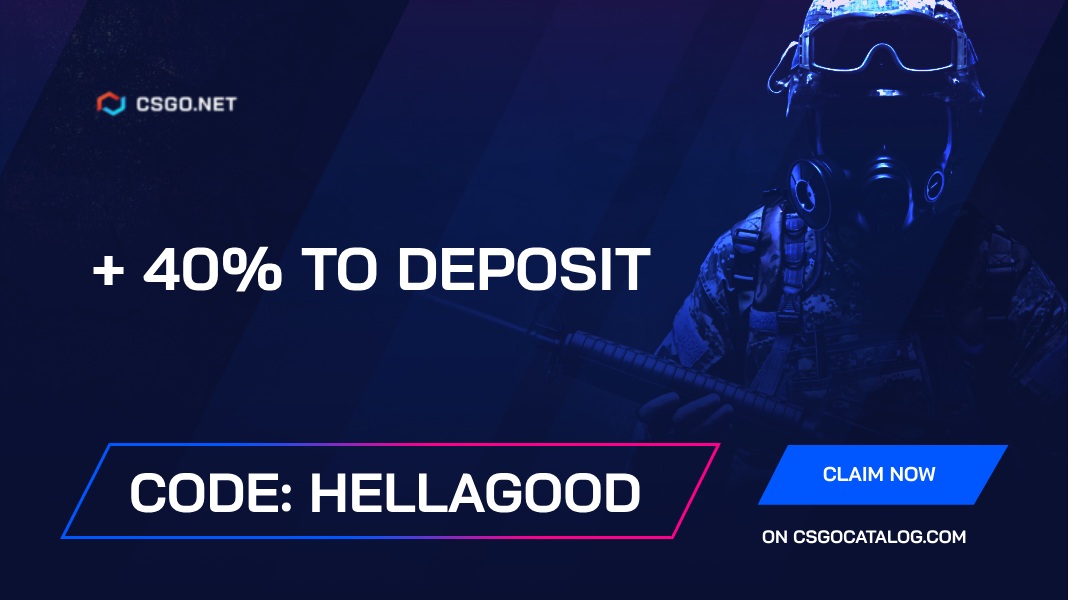 CSGO.Net Promo Codes 2024: Use “CSGOCATALOG” and Get +40% to deposit