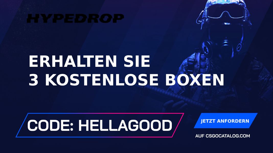 HypeDrop Promo-Codes: Benutze “HYPEHELLA” und erhalte 3 kostenlose Boxen
