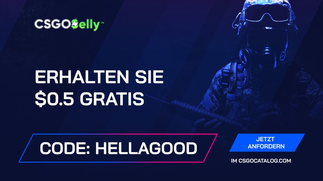 CSGOSelly Promo Code: Benutze “HELLAGOOD” und erhalte 0.5$ gratis