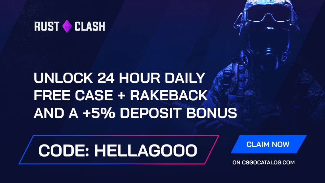 RustClash Promo Code: Use “HELLAGOOO” and Unlock Daily Free Case