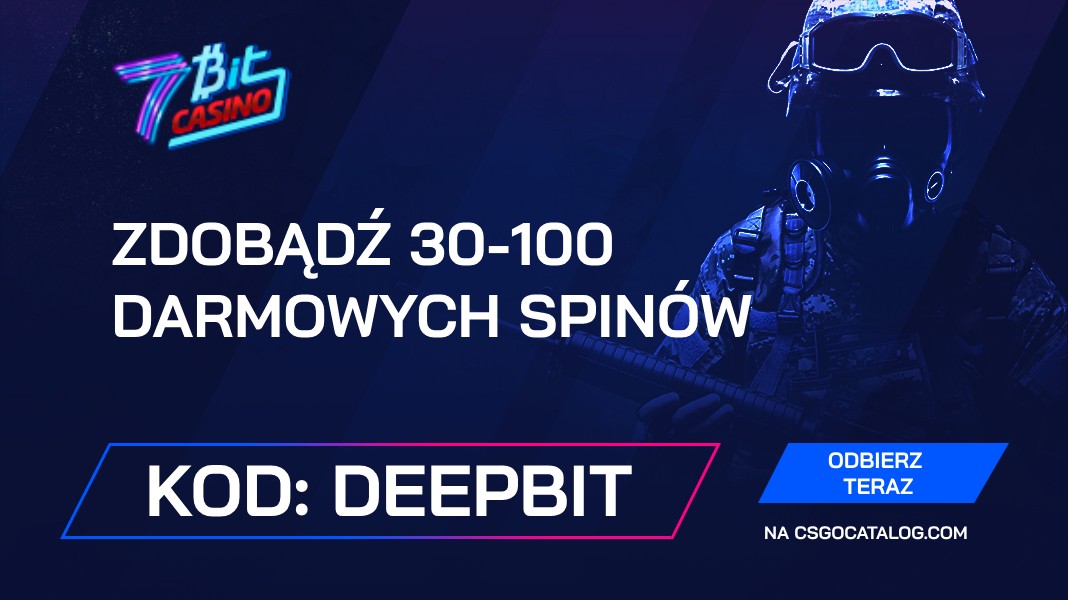 7BitCasino kod promocyjny 2025: Użyj „DEEPBIT” na 30 – 100 darmowych spinów