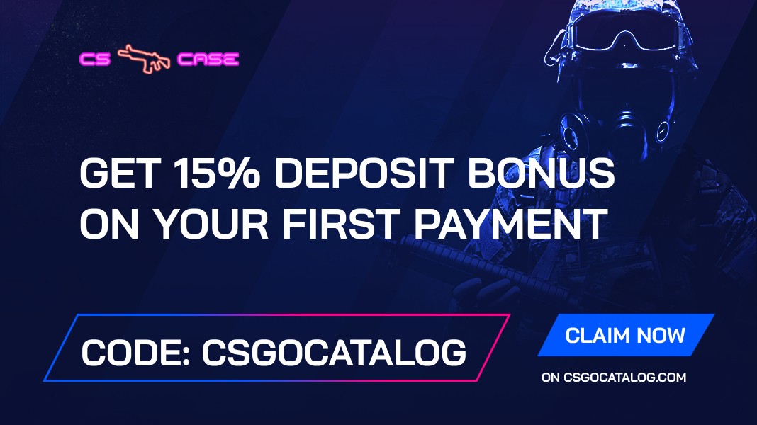 CSCase Bonus Code 2025: Use “CSGOCATALOG” and + 15% deposit bonus