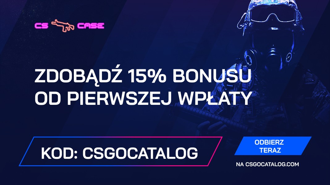 Kod bonusowy CSCase 2025: Użyj „CSGOCATALOG” i + 15% bonusu od depozytu