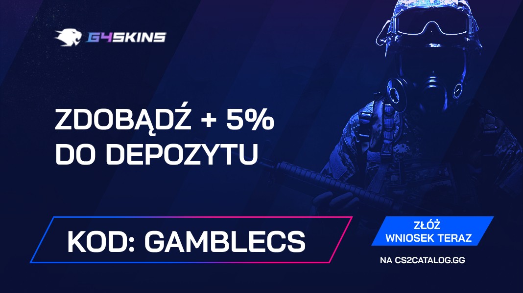 G4Skins Kod promocyjny 2025: Użyj „gamblecs” i Uzyskaj + 5% do depozytu