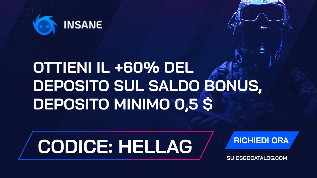 Insane.GG Codice Promozionale Recensione in 2025: Usa “Hellag” e ottieni +60% di bonus sul deposito